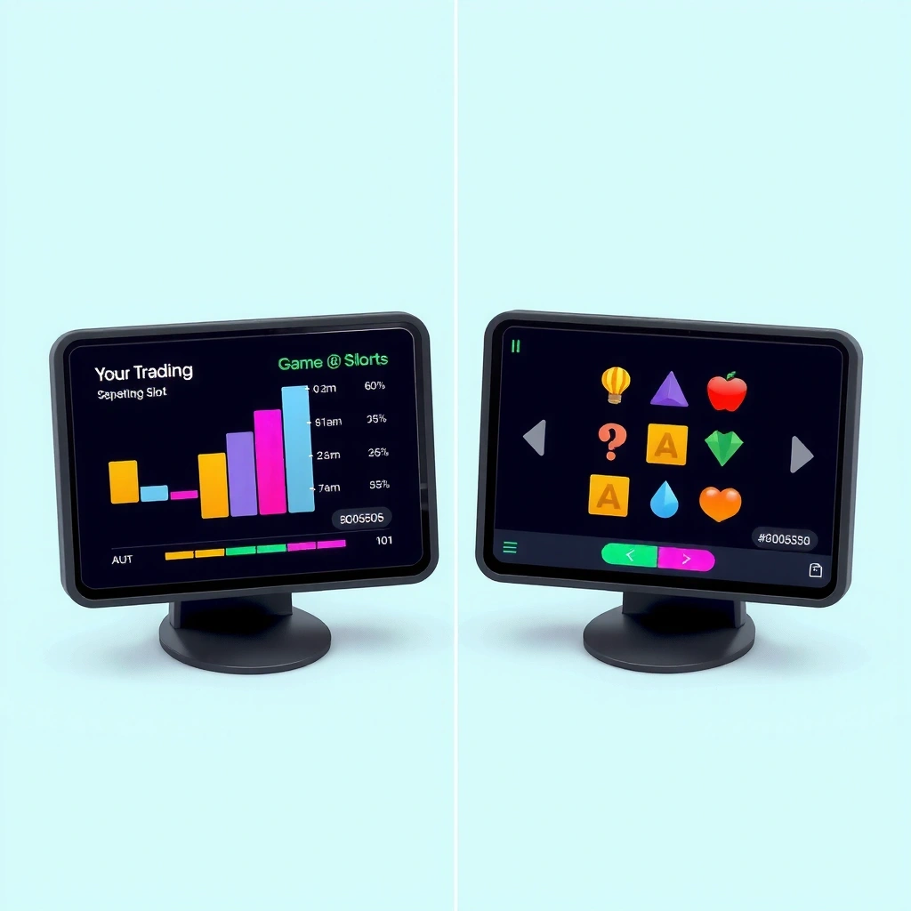 Split trading and game interface